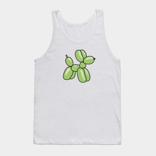 Cute Green Ballon Dog Tank Top